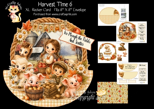 Harvest Time 6 Rocker