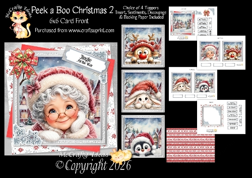 Peek a Boo Christmas 2 6x6