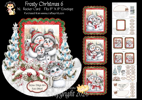 Frosty Christmas 6 Rocker