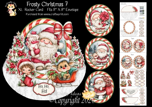Frosty Christmas 7 Rocker