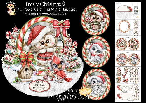 Frosty Christmas 9 Rocker