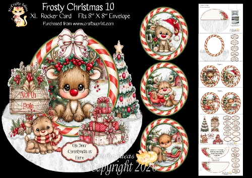 Frosty Christmas 10 Rocker