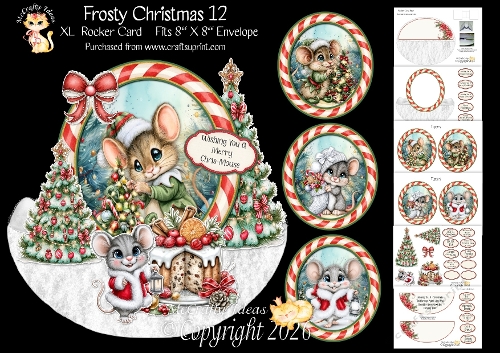 Frosty Christmas 12 Rocker