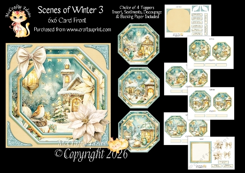 Scenes of Winter 3 6x6