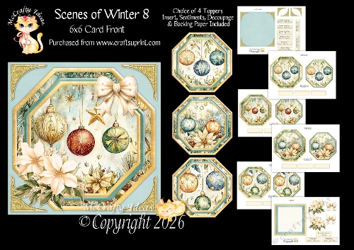 Scenes of Winter 8 6x6