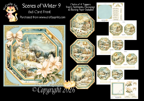 Scenes of Winter 9 6x6