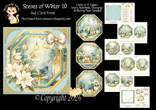 Scenes of Winter 10 6x6