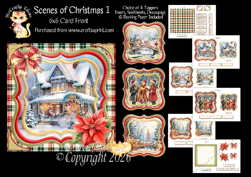 Scenes of Christmas 1 6x6