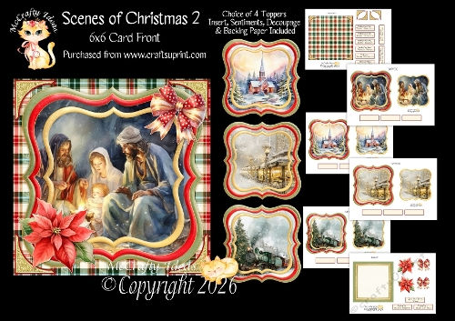 Scenes of Christmas 2 6x6