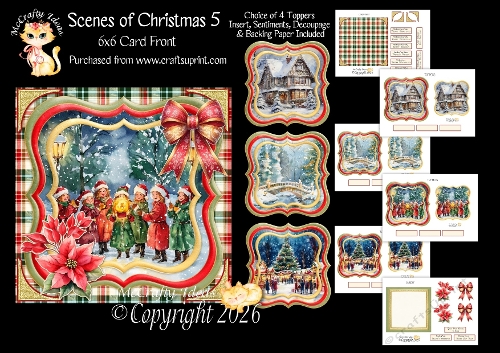 Scenes of Christmas 5 6x6