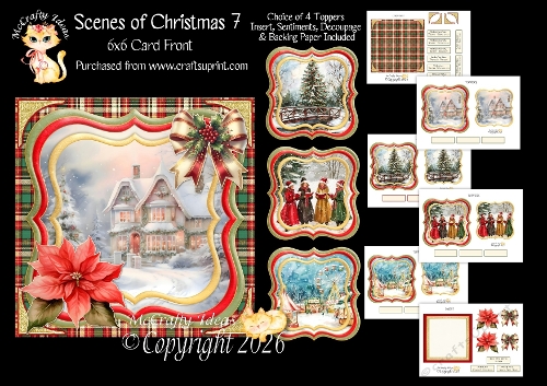 Scenes of Christmas 7 6x6
