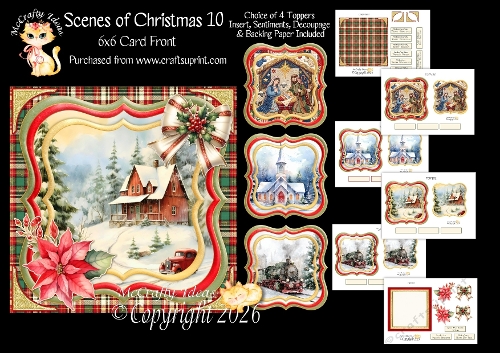 Scenes of Christmas 10 6x6