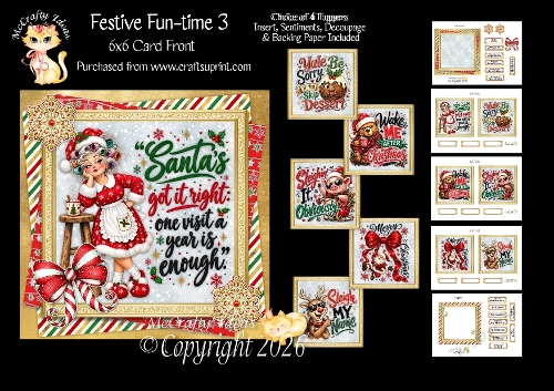 Festive Fun-time 3 6x6