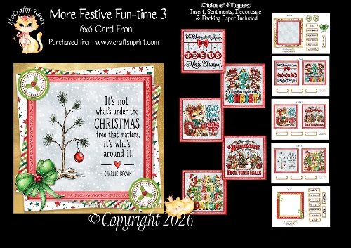 More Festive Fun-time 3 6x6