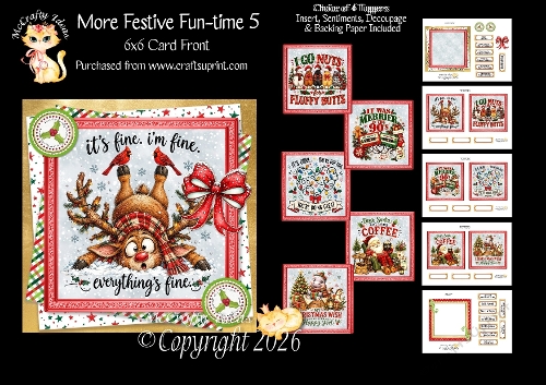 More Festive Fun-time 5 6x6