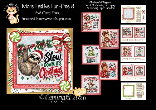 More Festive Fun-time 8 6x6