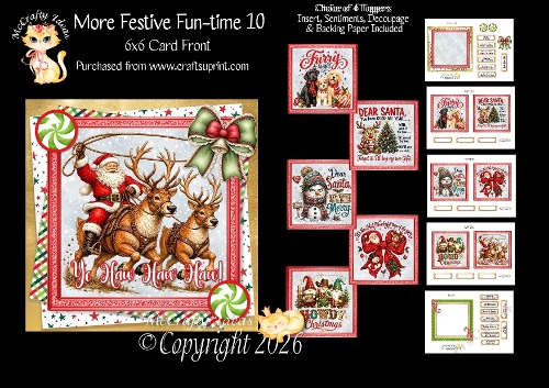 More Festive Fun-time 10 6x6