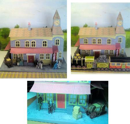 Wittsend Print N Cut Victorian Railway Station