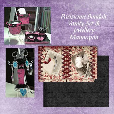 Parisienne Boudoir Vanity Set & Jewellery Mannequin