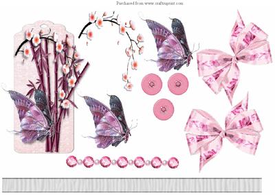 Oriental Cherry Blossom Butterfly