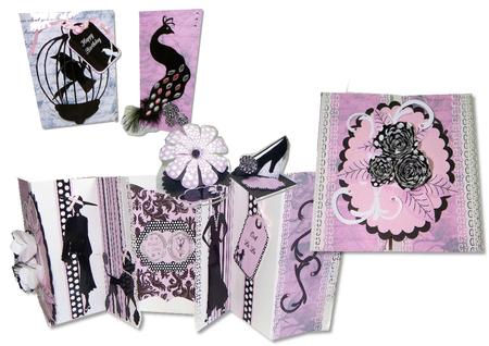 Shabby Chic 3D Roses & Daisies Polka Dot Kit 1