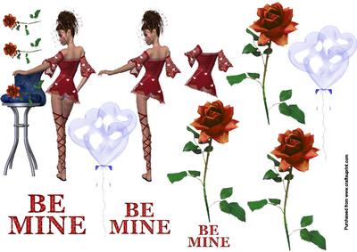 Come Here Often? Decoupage Sheet