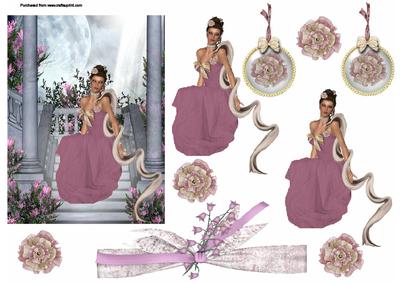 Forever Yours Decoupage Sheet 1a