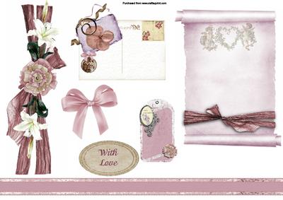 Forever Yours Embellishment Sheet 1c