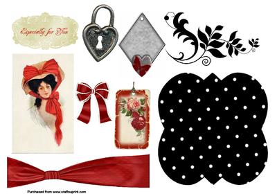 J'adore Embellishment Sheet J2