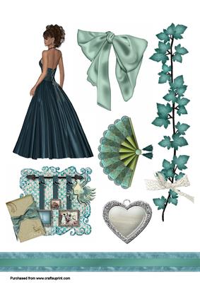 J'adore Embellishment Sheet #j3b