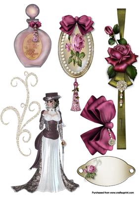 J'adore Embellishment Sheet J4b