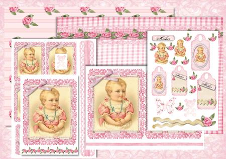 Baby Rosebud Multi Card Kit