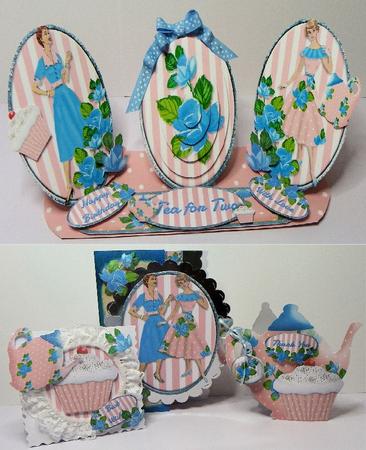 50s Tea for Two Triple Tweasel & More Kit