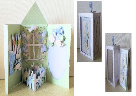 Blooming Lovely 3D Trapezoid Card & Box