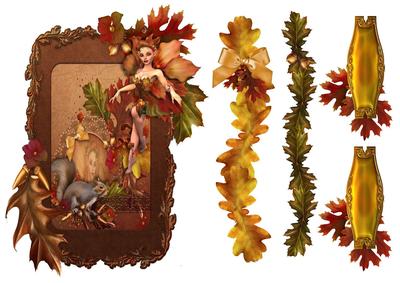 Colour Me Autumn Card Front Sheet