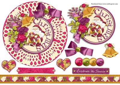 Lacey Christmas Card Front Sheet