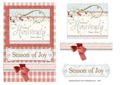 Season of Joy Card Front Sheet