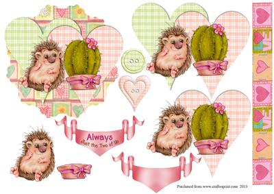 Just the Two of Us - 3D Decoupage Sheet