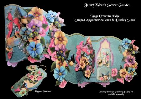 Jenny Wren's Secret Garden Over the Edge Card