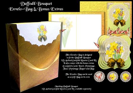 Daffodil Bouquet Envelo-bag