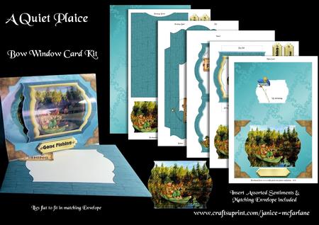 A Quiet Plaice Bow Window Card Kit