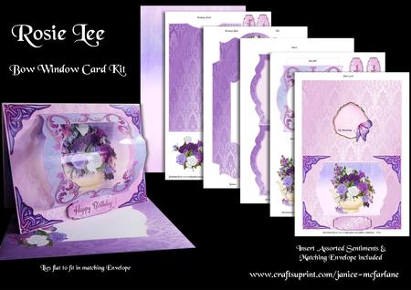 Rosie Lee Bow Window Card Kit