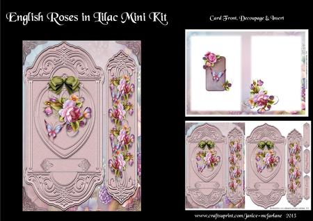 English Roses in Lilac Mini Kit