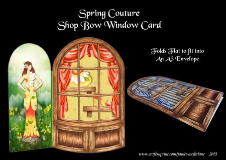 Spring Couture Shop Bow Window Mini Kt