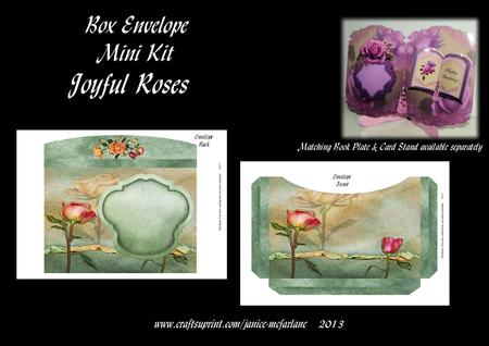 Joyful Roses Box Envelope Mini Kit