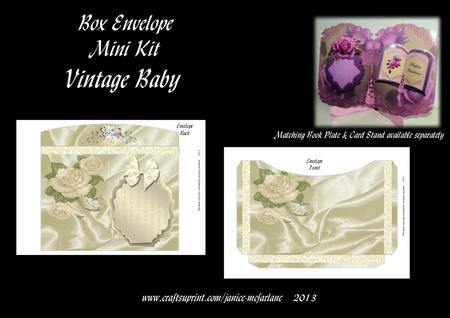Vintage Baby Box Envelope Mini Kit