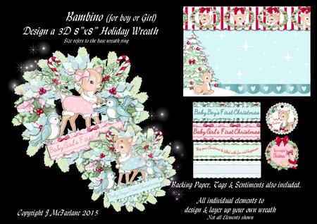 Bambino Design a Wreath 3D 8