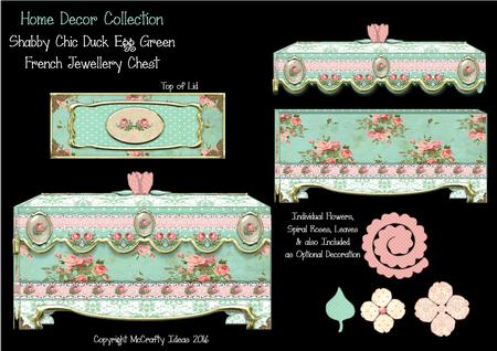 Shabby Chic French Jewellery Chest