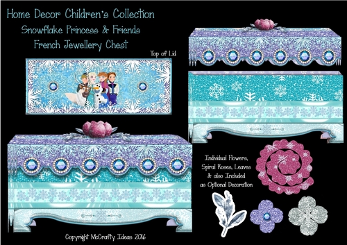 Snowflake Princess & Friends - Jewellery Chest