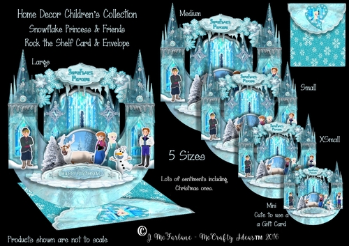 Snowflake Princess Rock-the-Shelf Multi Card Kit